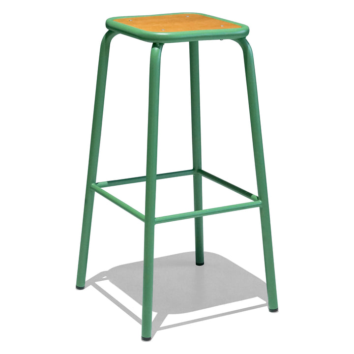 Bistro School Kitchen Stool - Maple