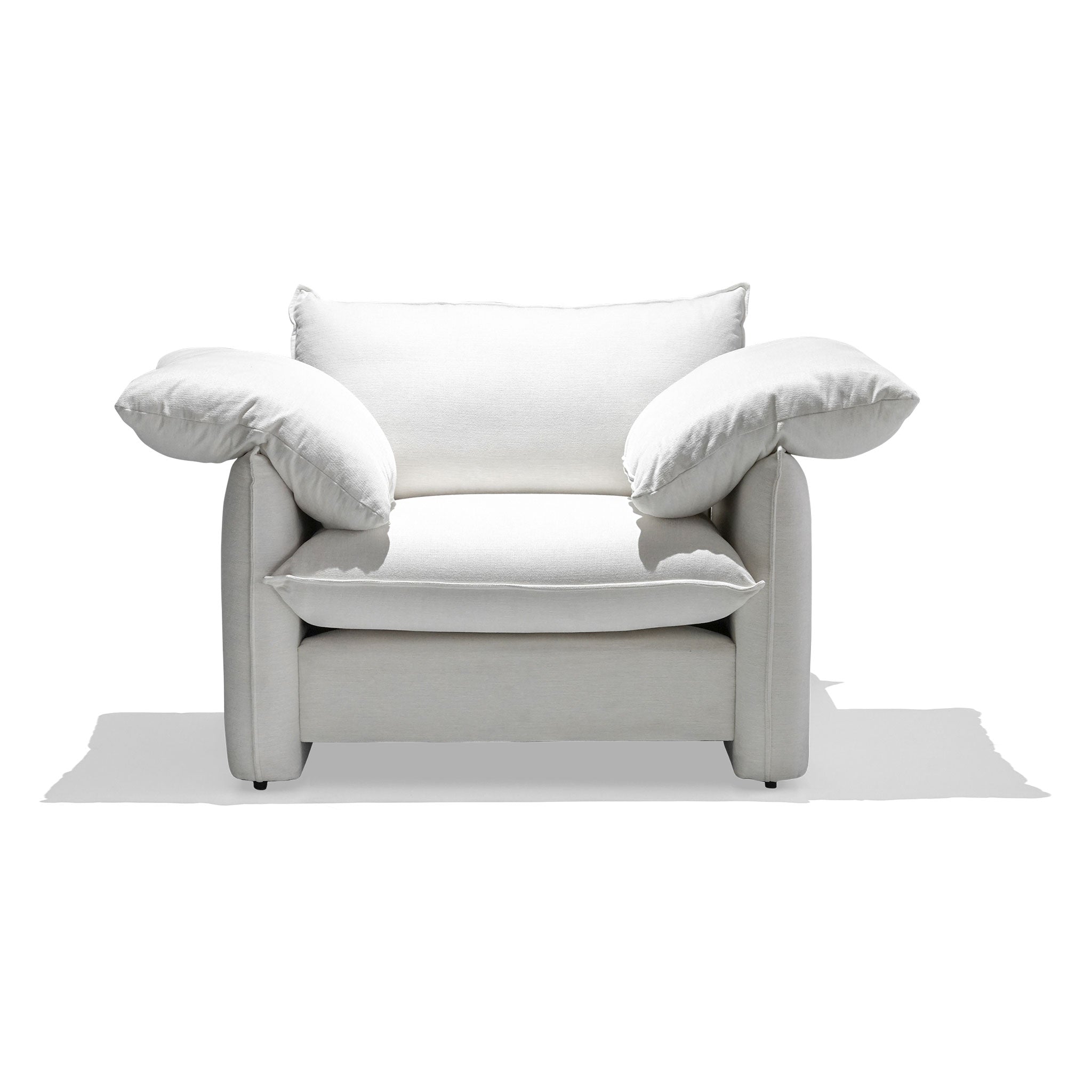 White 2025 pillow chair